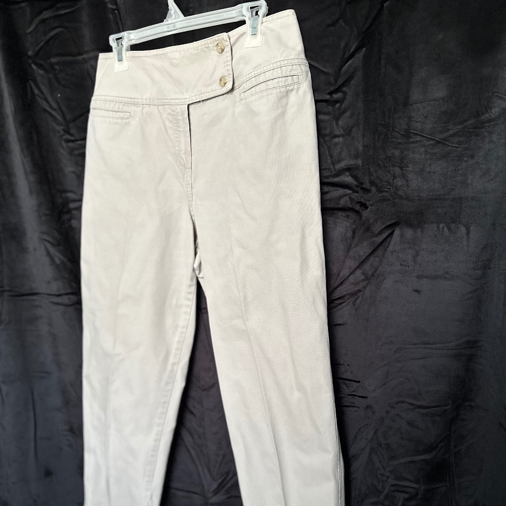 Harve Bernard By Bernard Holtzman Beige Trouser Size 10